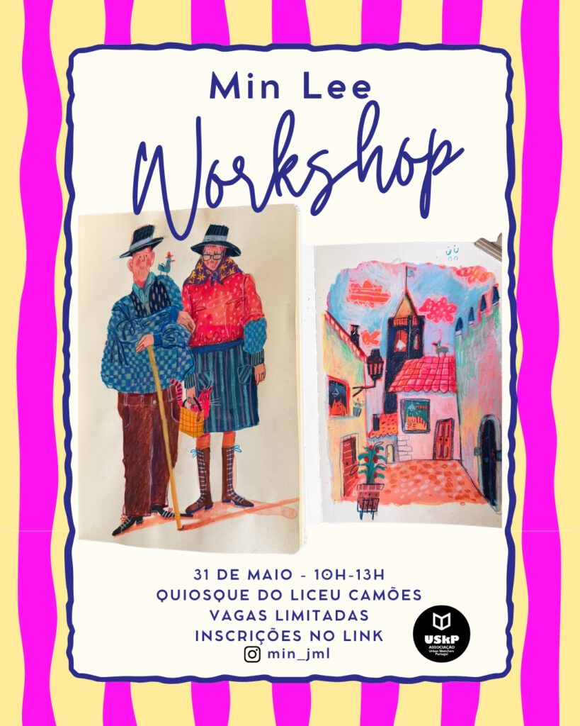 Workshop com Min Lee Workshop com Min Lee - 31 maio